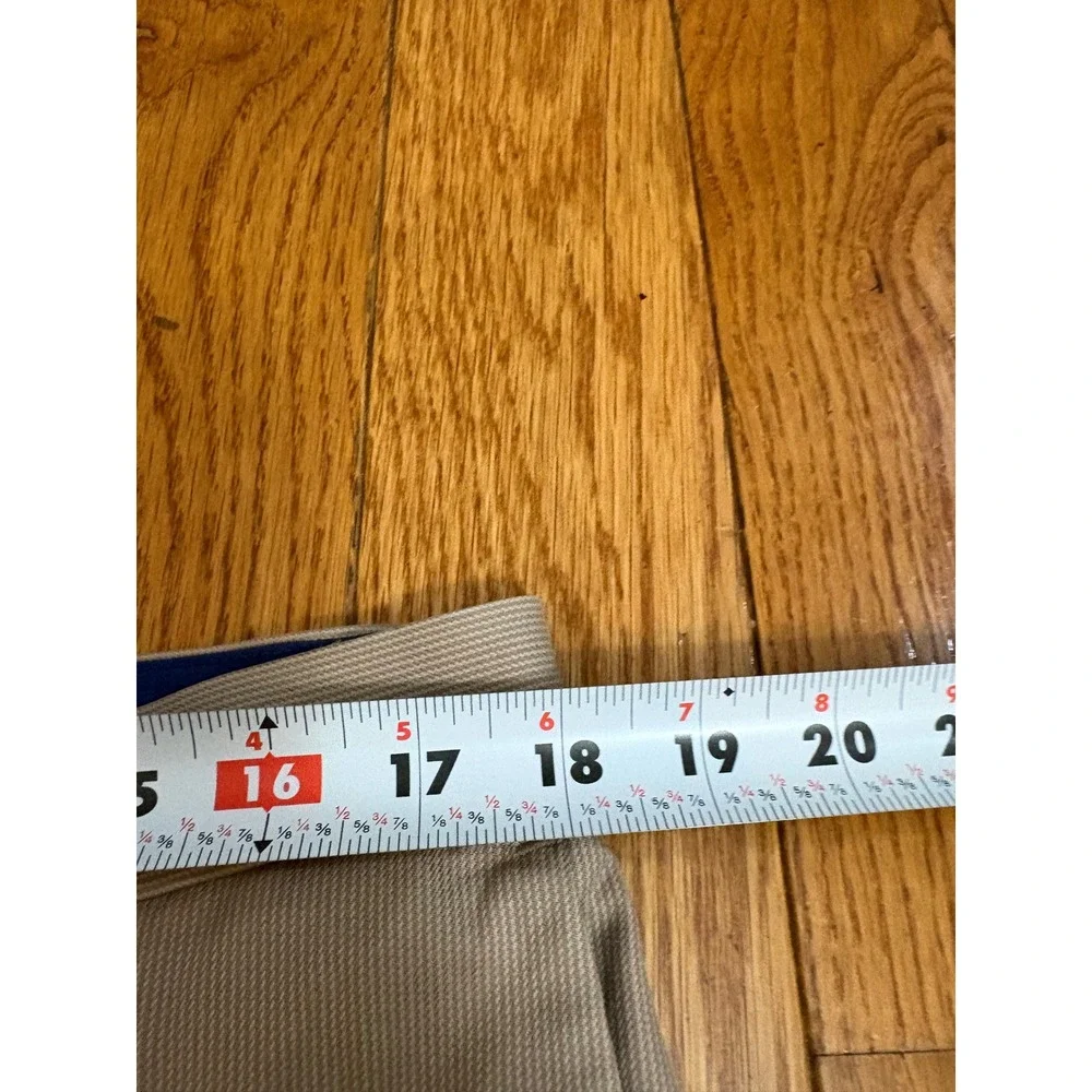 Banana Republic Mens 34x30 Tailored Slim Fit Non-Iron Khaki Tan Dress Pants